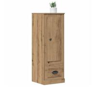 MGH - TOP Haut Armoire Vaisselier - Buffet Pour Salon/Bureau - chêne artisanal 36x35,5x103,5 cm - bois d'ingénierie LV2147