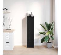 MGH - TOP Haut Armoire Vaisselier - Buffet Pour Salon/Bureau - chêne noir 29,5x34x119,5 cm - bois d'ingénierie LV2158