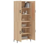 MGH - TOP Haut Armoire Vaisselier - Buffet Pour Salon/Bureau - Chêne sonoma 69,5x34x180 cm - Bois d'ingénierie LV1075