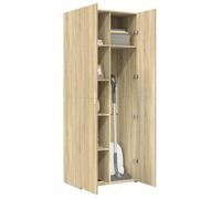 MGH - TOP Haut Armoire Vaisselier - Buffet Pour Salon/Bureau - chêne sonoma 70x42,5x185 cm - bois d'ingénierie LV1480