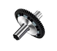 MGHGFYTAS Accessoires Voitures RC Compatible avec ARRMA Mega 3S 4S pour BLX RC Voiture Télécommandée Pièces Amélioration Acier Lourd Devoir 57T Slipper Set 0.8MOD(Silver)