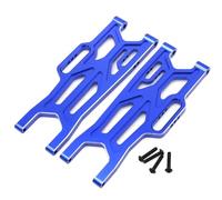 MGHGFYTAS Accessoires Voitures RC Compatible avec Arrma pour Kraton pour BLX 4X4 4S V2 1/10 RC Pièces D'amélioration pour Voiture Accessoires Bras De Suspension Avant en Métal(Blue)
