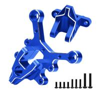 MGHGFYTAS Accessoires Voitures RC Compatible avec ARRMA pour Kraton pour Notorious pour BLX 1/8 RC, Pièces De Mise À Niveau De Voiture, Accessoires, Supports De Renfort Central en Métal(Blue)