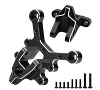 MGHGFYTAS Accessoires Voitures RC Compatible avec ARRMA pour Kraton pour Notorious pour BLX 1/8 RC, Pièces De Mise À Niveau De Voiture, Accessoires, Supports De Renfort Central en Métal(Black)