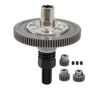 MGHGFYTAS Accessoires Voitures RC Compatible avec Arrma pour Senton pour Granite pour Rock pour Vorteks pour Typhon 4x4 1/10 RC Voiture Télécommandée Pièces Amélioration Spur Engrenage Slipper(Black)