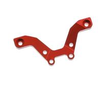 MGHGFYTAS Accessoires Voitures RC Compatible avec ARRMA pour Typhon pour Grom Mega 380 1/18 RC Voiture Pièces Plaque Amortisseur Avant en Alliage D’Aluminium 7075 Support Amortisseur Avant(Red)