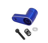 MGHGFYTAS Accessoires Voitures RC Compatible avec Arrma pour Typhon pour Mojave 1/14 1/16 1/18 RC, Pièces De Mise À Niveau De Voiture, Accessoires en Métal, Bras Servo 20T, Klaxon(Blue)