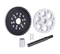 MGHGFYTAS Accessoires Voitures RC Compatible avec Axial pour SCX10 II pour Vanquish VS4-10 1/10 Pièces Upgrade Crawler RC 56T 32P Pignon Droit Éliminateur Patinage Jeu