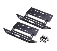 MGHGFYTAS Accessoires Voitures RC Compatible avec Axial pour SCX10 pour SCX10 II 90046 1/10 RC Chenille en Métal Marchepied Latéral Pédale Latérale Curseurs De Plaque De Pied Pièces De Mise À Niveau