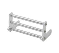MGHGFYTAS Accessoires Voitures RC Compatible avec Axial pour SCX10 pour TRX4 FJ40 pour Dodge 1/10 Télécommandé Chenilles Accessoires Pare-Chocs Avant(Silver)