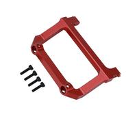 MGHGFYTAS Accessoires Voitures RC Compatible avec Axial pour SCX24 C10 AXI00001 AXI200002 1/24 RC Amélioration Voiture/Camion Pièces Accessoires Support de Pare-Chocs Avant en métal(Red)