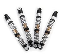 MGHGFYTAS Accessoires Voitures RC Compatible avec Axial pour SCX24 pour Deadbolt C10 pour Wrangler pour Gladiator pour Bronco Pièces Détachées pour Camion RC 1/24 : 4 Amortisseurs De 53 Mm(Black)