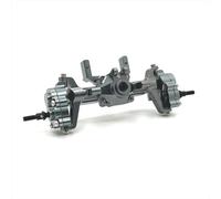 MGHGFYTAS Accessoires Voitures RC Compatible avec FMS pour FCX24 pour FCX18 1/24 RC, Mise À Niveau De Voiture, Pièces De Rechange, Accessoires, Assemblage De Pont pour Porte Avant en Métal(Gray)