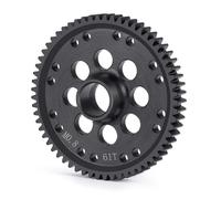 MGHGFYTAS Accessoires Voitures RC Compatible avec Gorgon pour Monster Truck pour RTR-ARA3230ST1 1/10 RC Car Upgrade Parts Accessoires Acier 61T 32P Engrenage Droit Engrenage Principal