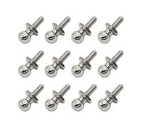 MGHGFYTAS Accessoires Voitures RC Compatible avec HSP 94188 94123 94107 1/10 RC Amélioration De Voiture Modification Accessoires Pièces Détachées 12 Vis À Tête Sphérique M3