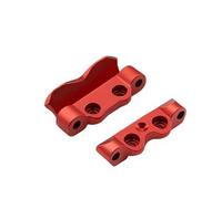 MGHGFYTAS Accessoires Voitures RC Compatible avec Losi Micro-b Micro-t 1/24 RC, Accessoires De Mise À Niveau De Voiture, 2 Pièces De Supports De Broche Arrière en Aluminium Et Métal(Red)