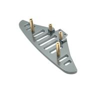 MGHGFYTAS Accessoires Voitures RC Compatible avec MJX 1/14 14301 14302 14303 RC Voiture Mise à Niveau pièces de Rechange Accessoires Pare-Chocs Avant en métal(Gray)