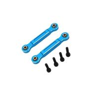 MGHGFYTAS Accessoires Voitures RC Compatible avec MJX 14211 1/14 RC Amélioration De Voiture Modification Pièces Et Accessoires Biellettes De Direction Avant en Métal(Blue)