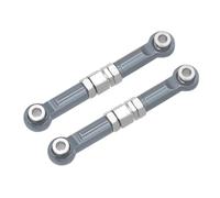 MGHGFYTAS Accessoires Voitures RC Compatible avec MJX 16207 16208 16209 16210 1/14 RC Pièces De Rechange pour Voiture Direction Avant en Métal Biellettes De Direction Biellette De Direction(Gray)