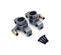MGHGFYTAS Accessoires Voitures RC Compatible avec MJX 20208 pour JJRC C8811 1/20 RC Cars, Pièces De Mise À Niveau, Accessoires De Remplacement, Coupelle De Direction en Métal, Aluminium CNC(Gray)