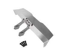 MGHGFYTAS Accessoires Voitures RC Compatible avec MJX pour Hyper GO 1/16 16207 H16PL RC, Mise À Niveau De Voiture, Pièces De Modification, Accessoires, Aile Arrière en Métal(Silver)