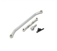 MGHGFYTAS Accessoires Voitures RC Compatible avec MN pour MN128 pour Wrangler 1/12 RC Amélioration De Voiture Pièces Et Accessoires Bras De Direction en Métal(Silver)