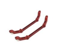 MGHGFYTAS Accessoires Voitures RC Compatible avec MN pour MN128 pour Wrangler 1/12 RC, Mise À Niveau De Voiture, Pièces De Rechange, Accessoires, Coque Métallique, Colonne Fixe(Red)