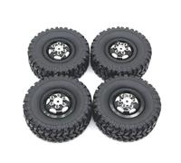 MGHGFYTAS Accessoires Voitures RC Compatible avec MN pour MN82 LC79 pour MN78 pour WPL C14 C24 1/12 1/16 RC Accessoires Et Pièces pour Voitures RC Jantes Et Pneus en Métal(Black)