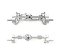 MGHGFYTAS Accessoires Voitures RC Compatible avec MN pour MN99S pour MN98 D90 D91 D99 D99S MN90 1/12 RC Amélioration De Voiture Accessoires Essieu Portique Avant Et Arrière en Métal(Silver)