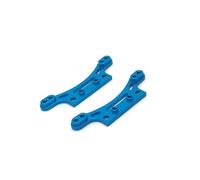 MGHGFYTAS Accessoires Voitures RC Compatible avec NIMI-Q8 Q9 1/28 Télécommande Amélioration De La Voiture Télécommandée Pièces Et Accessoires Supports D'amortisseurs Avant Et Arrière en Métal(Blue)