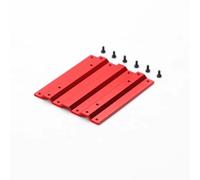 MGHGFYTAS Accessoires Voitures RC Compatible avec Orlandoo Hunter OH32T01 1/32 RC Voiture Pièces Upgrade Base De Disque De Meulage Non Pliante(Red)