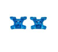 MGHGFYTAS Accessoires Voitures RC Compatible avec SCY 16101 16102 16103 16106 16201 Pro High pour Speed Fixations Métalliques pour Voiture RC 1/16 Supports D'amortisseurs Avant Et Arrière(Blue)