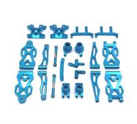 MGHGFYTAS Accessoires Voitures RC Compatible avec SCY 16101 16102 pour JJRC 1/16 Pièces De Mise À Niveau De Voiture Télécommandée Accessoires De Remplacement Kit en Aluminium Bleu
