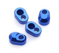 MGHGFYTAS Accessoires Voitures RC Compatible avec TRAXXAS 1/5 pour X-MAXX 6S 8S 1/6 pour XRT 8S 1/10 pour MAXX Pièces De Voiture Télécommandée 4 Supports De Goupille De Suspension en Métal 7743(Blue)