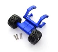 MGHGFYTAS Accessoires Voitures RC Compatible avec Traxxas pour E-revo 1/10 RC Camion Voiture Mise À Niveau Pièces De Modification Accessoires Barre De Roue en Métal(Blue)