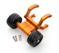 MGHGFYTAS Accessoires Voitures RC Compatible avec Traxxas pour E-revo 1/10 RC Camion Voiture Mise À Niveau Pièces De Modification Accessoires Barre De Roue en Métal(Yellow)