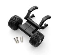 MGHGFYTAS Accessoires Voitures RC Compatible avec Traxxas pour E-revo 1/10 RC Camion Voiture Mise À Niveau Pièces De Modification Accessoires Barre De Roue en Métal(Black)