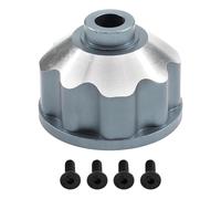 MGHGFYTAS Accessoires Voitures RC Compatible avec Traxxas pour MAXX 1/10 RC, Mise À Niveau De Voiture, Pièces De Rechange, Accessoires, Support Différentiel en Métal, Boîtier Diff(Gray)