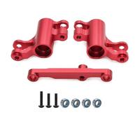 MGHGFYTAS Accessoires Voitures RC Compatible avec Traxxas pour Mini pour Maxx pour XRT RC, Pièces De Mise À Niveau De Voiture, Accessoires, Manivelle, Assemblage De Direction 10743(Red)