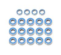 MGHGFYTAS Accessoires Voitures RC Compatible avec Traxxas pour Slash 2WD pour Bandit pour Rustler 1/10 RC, Pièces De Mise À Niveau De Voiture, Accessoires, Kit De Roulements Scellés 19 Pièces