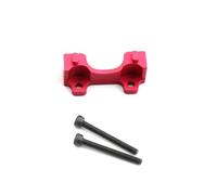 MGHGFYTAS Accessoires Voitures RC Compatible avec Traxxas pour Slash pour E-revo pour Summit 1/16 RC, Accessoires De Pièces De Voiture, Support De Choc Avant Et Arrière en Métal 7043(Red,Front)