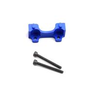 MGHGFYTAS Accessoires Voitures RC Compatible avec Traxxas pour Slash pour E-revo pour Summit 1/16 RC, Accessoires De Pièces De Voiture, Support De Choc Avant Et Arrière en Métal 7043(Blue,Front)