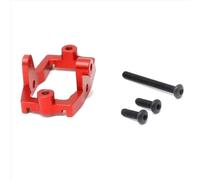 MGHGFYTAS Accessoires Voitures RC Compatible avec Traxxas pour TRX-4M 1/18 Pièces De Mise À Niveau Voiture sur Chenilles Télécommandées Modification, Support De Servo en Métal De Rechange 9739(Red)