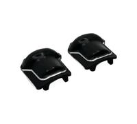 MGHGFYTAS Accessoires Voitures RC Compatible avec TRAXXAS pour TRX4 pour TRX6 R1001 R1002 R1003 1/10 RC, Pièces De Mise À Niveau De Voiture, Accessoires, Couvercles D'essieux Avant Et Arrière(Black)