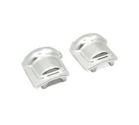 MGHGFYTAS Accessoires Voitures RC Compatible avec TRAXXAS pour TRX4 pour TRX6 R1001 R1002 R1003 1/10 RC, Pièces De Mise À Niveau De Voiture, Accessoires, Couvercles D'essieux Avant Et Arrière(Silver)