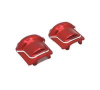 MGHGFYTAS Accessoires Voitures RC Compatible avec TRAXXAS pour TRX4 pour TRX6 R1001 R1002 R1003 1/10 RC, Pièces De Mise À Niveau De Voiture, Accessoires, Couvercles D'essieux Avant Et Arrière(Red)