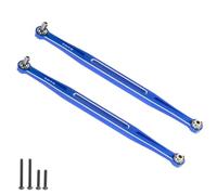 MGHGFYTAS Accessoires Voitures RC Compatible avec TRAXXAS pour X-MAXX pour WideMaxx 8S 1/5 1/6 RC Pièces D'amélioration pour Voiture Accessoires 2 Pièces Biellettes De Direction Métalliques(Blue)