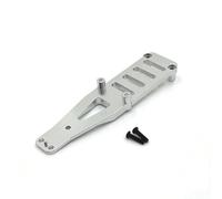 MGHGFYTAS Accessoires Voitures RC Compatible avec WLtoys 124006 12423 12427 12428 12429 RC, Mise À Niveau De Voiture, Pièces De Rechange, Accessoires, Dalle De Deuxième Étage en Métal(Silver)