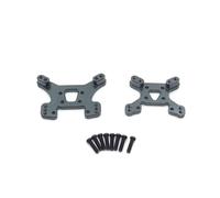 MGHGFYTAS Accessoires Voitures RC Compatible avec Wltoys 124017 124019 144001 144010 1/14 RC, Pièces De Mise À Niveau De Voiture, Accessoires, Amortisseurs Métalliques Avant Et Arrière(Gray)