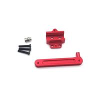 MGHGFYTAS Accessoires Voitures RC Compatible avec WLtoys 12427 12428 12423 12429 FY01 FY02 FY03 RC Amélioration Et Modification De La Voiture Pièces Et Accessoires : Kit De Direction en Métal(Red)